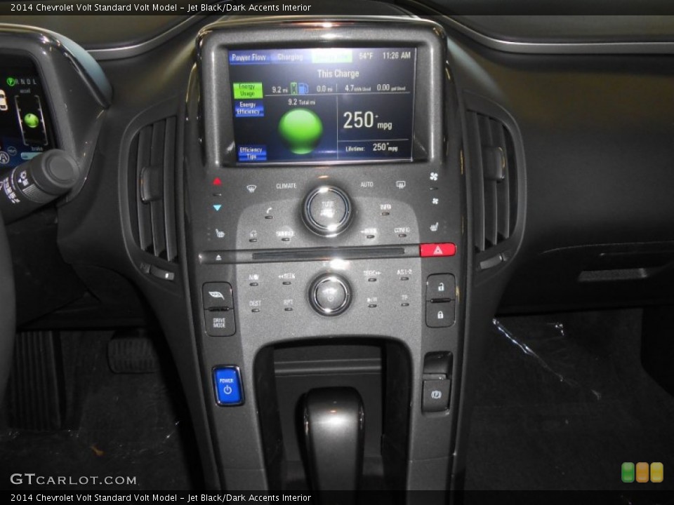 Jet Black/Dark Accents Interior Controls for the 2014 Chevrolet Volt  #88094529