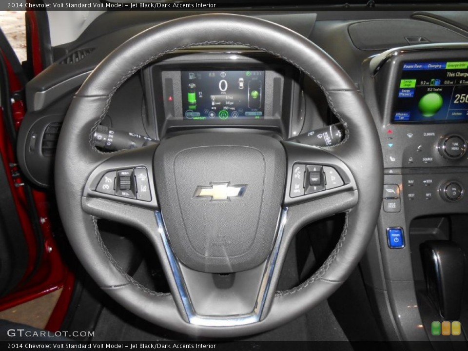 Jet Black/Dark Accents Interior Steering Wheel for the 2014 Chevrolet Volt  #88094556