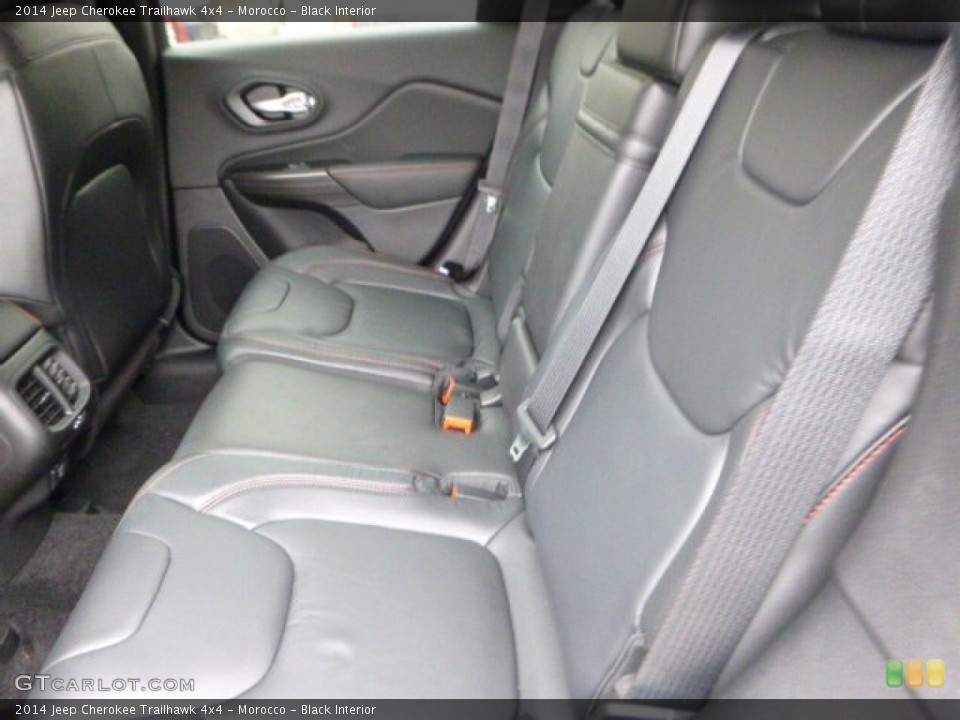 Morocco - Black Interior Rear Seat for the 2014 Jeep Cherokee Trailhawk 4x4 #88095558