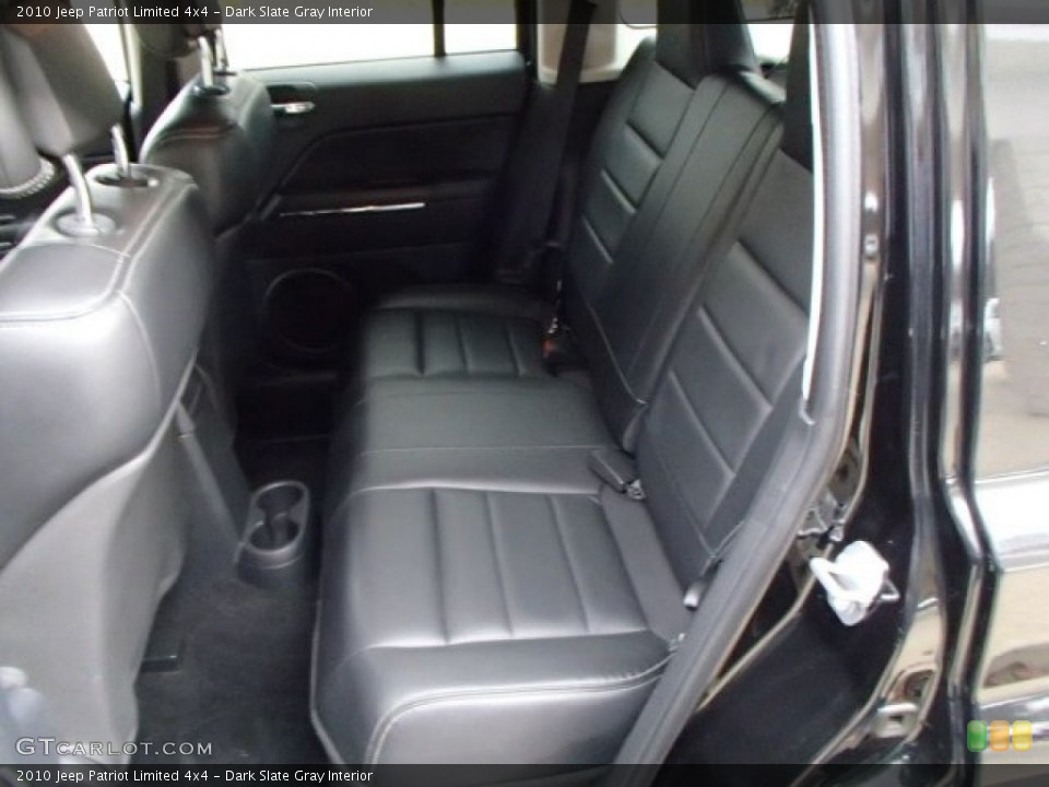 Dark Slate Gray Interior Rear Seat for the 2010 Jeep Patriot Limited 4x4 #88096266