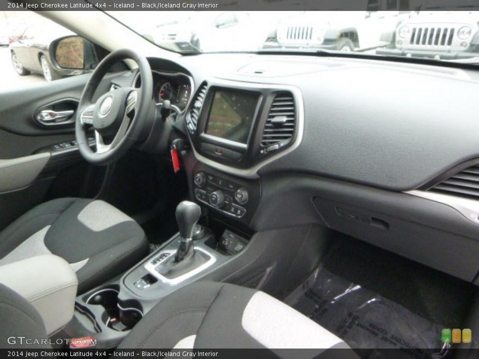 Iceland - Black/Iceland Gray Interior Dashboard for the 2014 Jeep Cherokee Latitude 4x4 #88096335