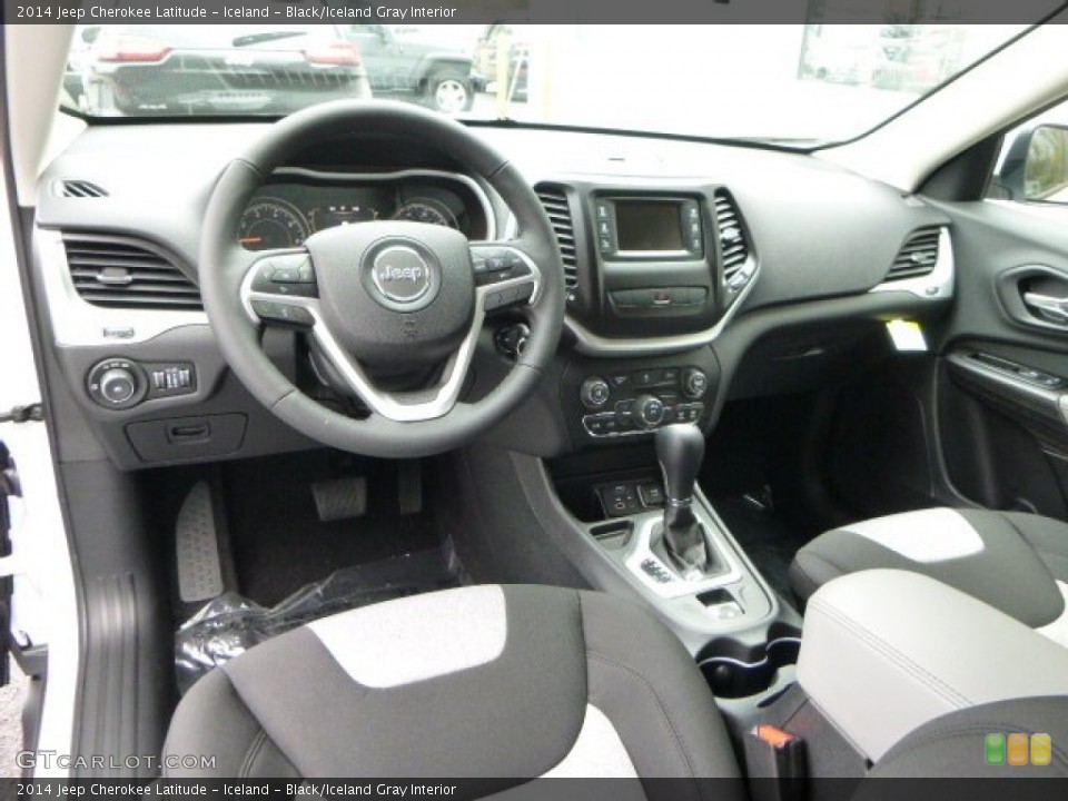Iceland - Black/Iceland Gray Interior Prime Interior for the 2014 Jeep Cherokee Latitude #88096848