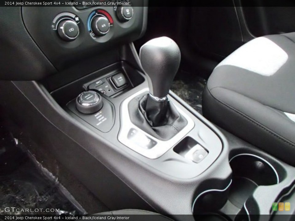 Iceland - Black/Iceland Gray Interior Transmission for the 2014 Jeep Cherokee Sport 4x4 #88099111