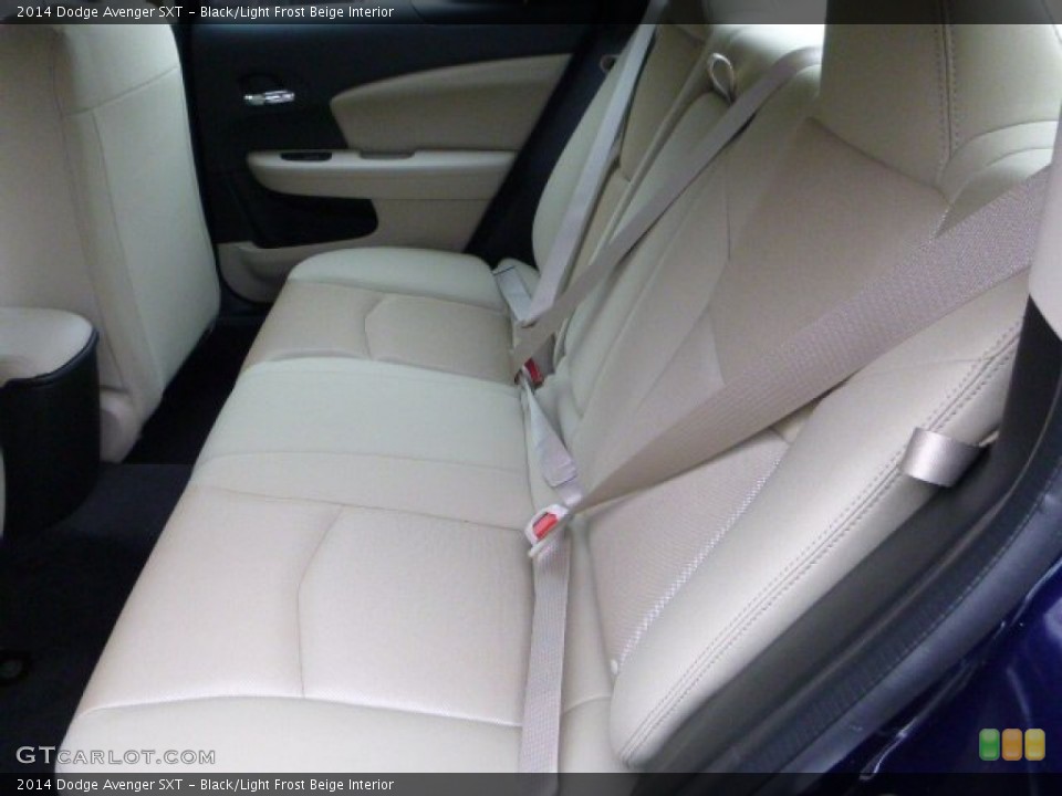 Black/Light Frost Beige Interior Rear Seat for the 2014 Dodge Avenger SXT #88099437