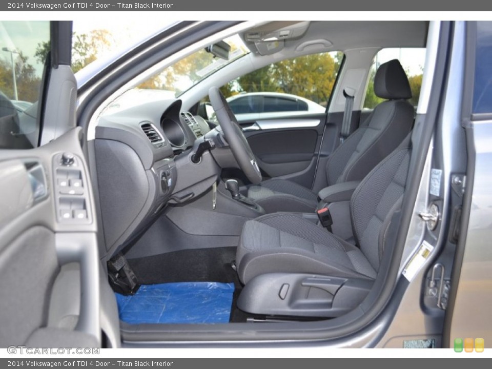 Titan Black Interior Photo for the 2014 Volkswagen Golf TDI 4 Door #88101327