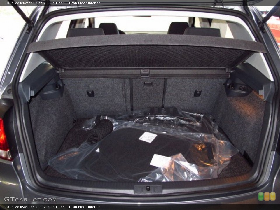 Titan Black Interior Trunk for the 2014 Volkswagen Golf 2.5L 4 Door #88101390