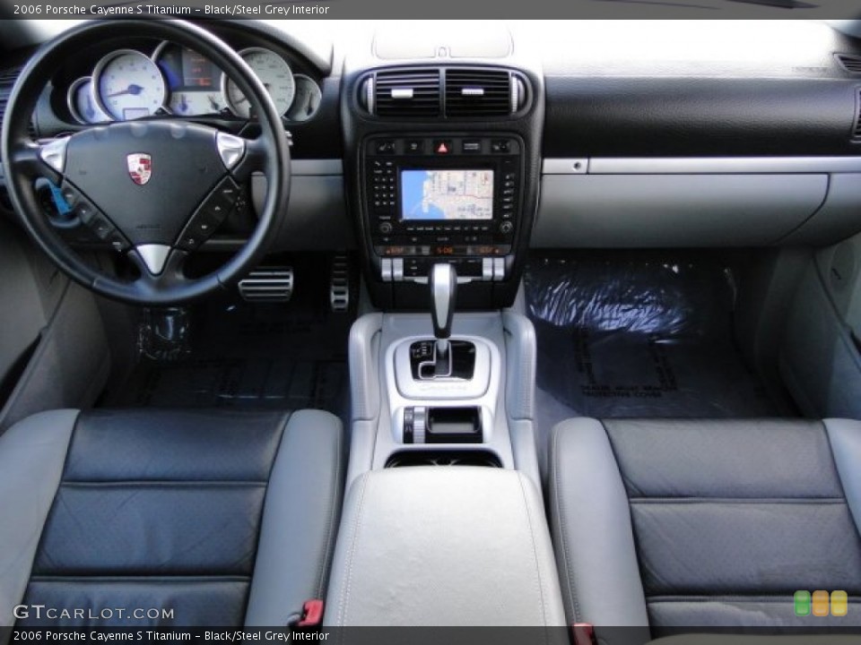 Black/Steel Grey Interior Dashboard for the 2006 Porsche Cayenne S Titanium #88102185