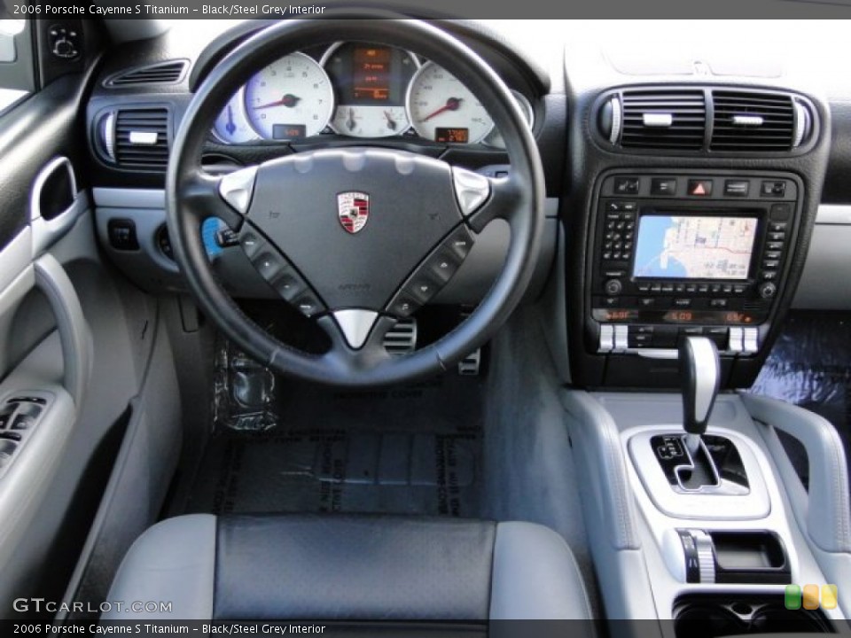 Black/Steel Grey Interior Dashboard for the 2006 Porsche Cayenne S Titanium #88102191