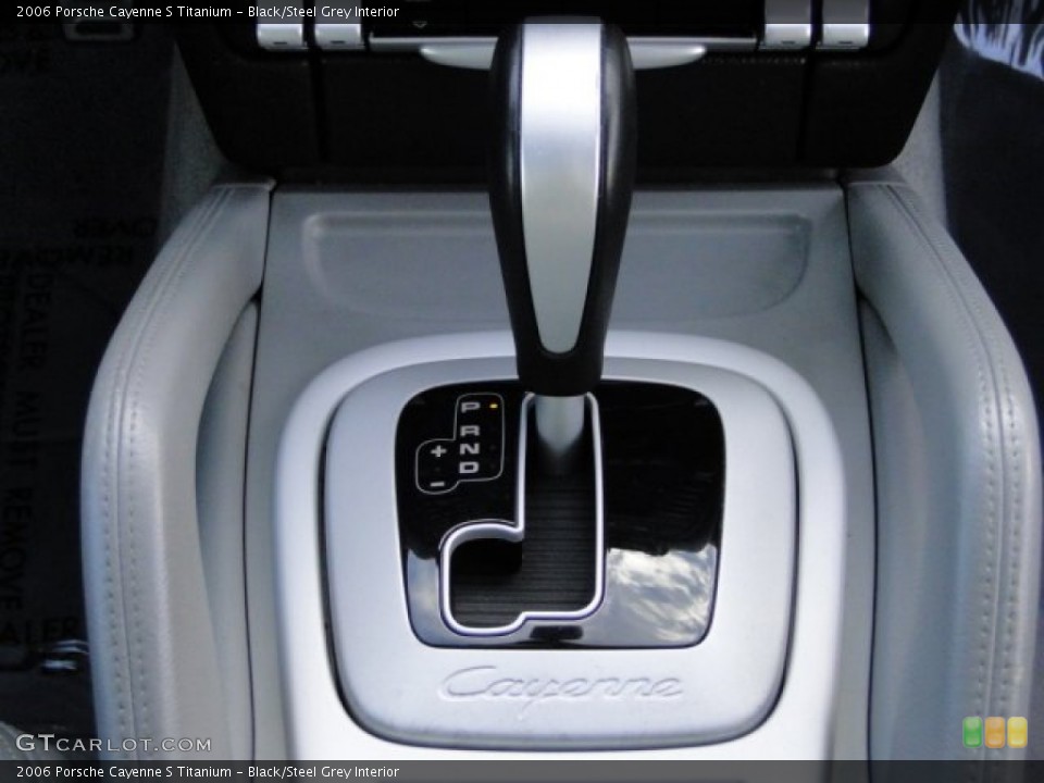 Black/Steel Grey Interior Transmission for the 2006 Porsche Cayenne S Titanium #88102212