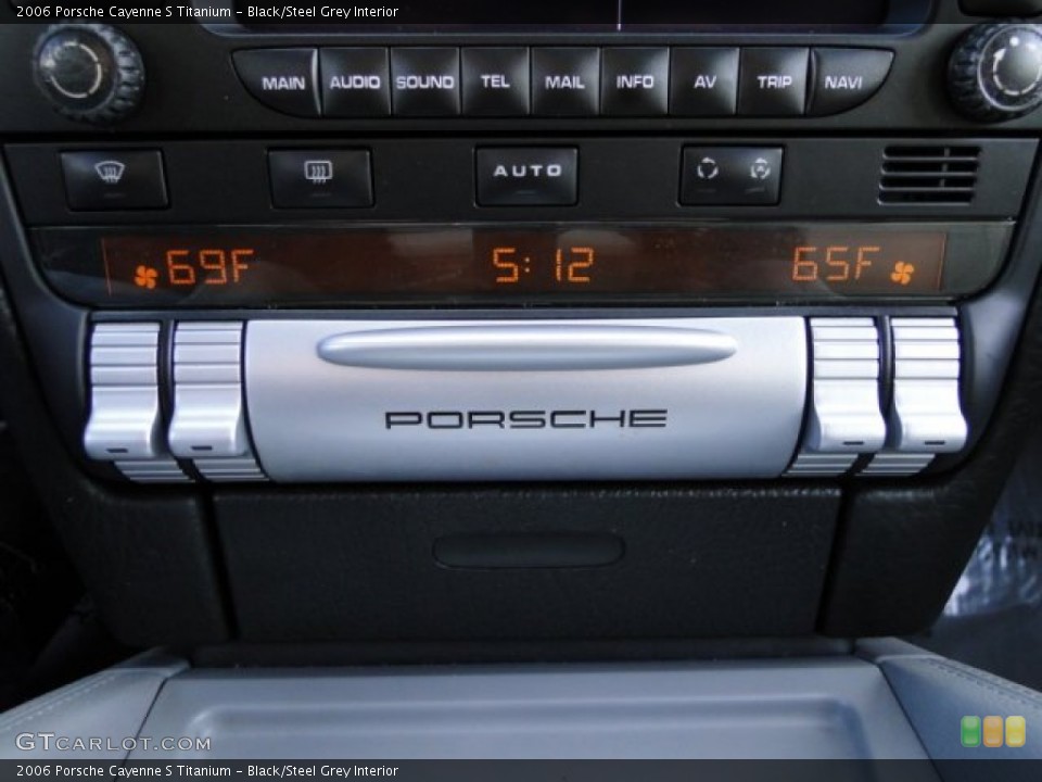 Black/Steel Grey Interior Audio System for the 2006 Porsche Cayenne S Titanium #88102254