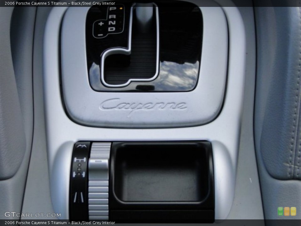 Black/Steel Grey Interior Controls for the 2006 Porsche Cayenne S Titanium #88102281