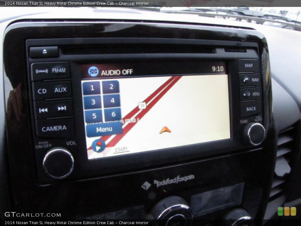 Charcoal Interior Navigation for the 2014 Nissan Titan SL Heavy Metal Chrome Edition Crew Cab #88105550