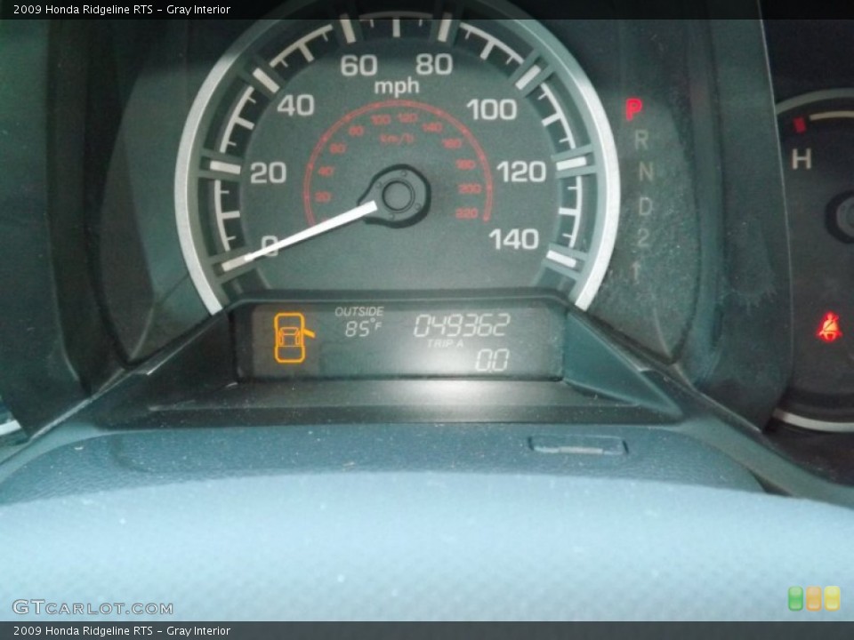 Gray Interior Gauges for the 2009 Honda Ridgeline RTS #88109453
