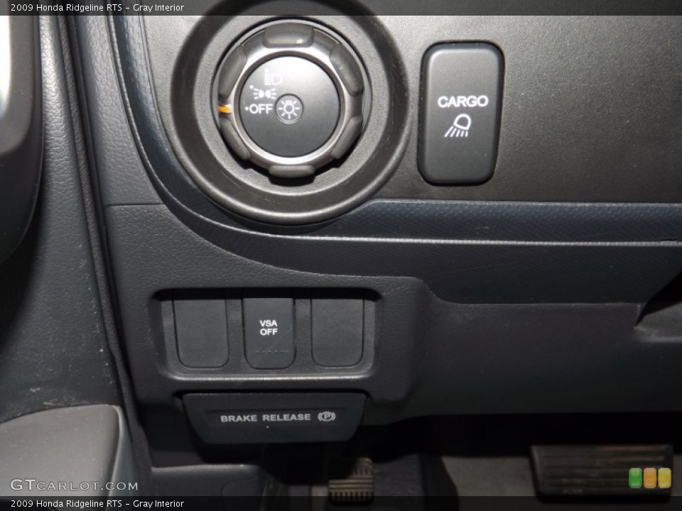 Gray Interior Controls for the 2009 Honda Ridgeline RTS #88109529