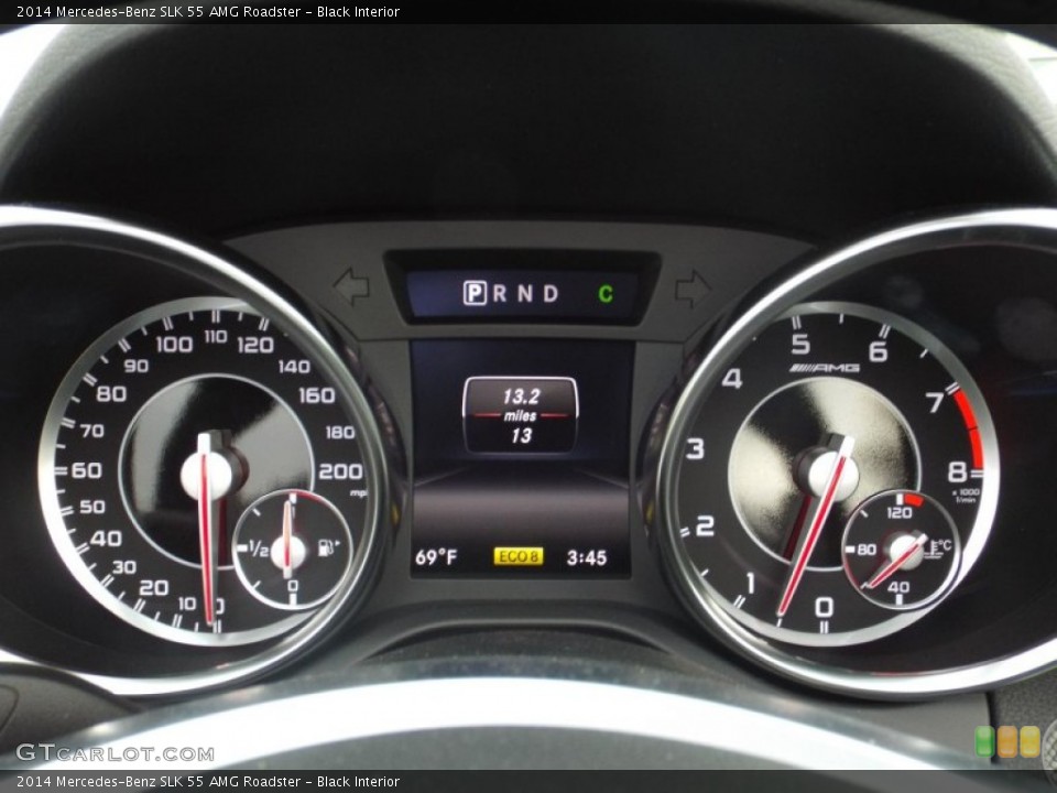 Black Interior Gauges for the 2014 Mercedes-Benz SLK 55 AMG Roadster #88113167
