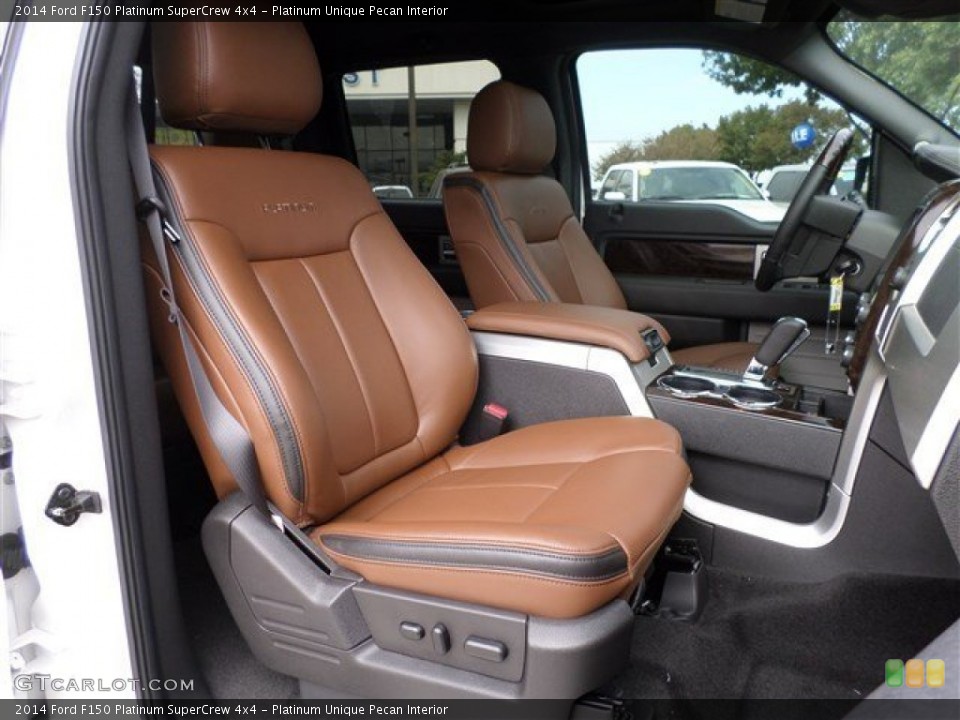 Platinum Unique Pecan Interior Front Seat for the 2014 Ford F150 Platinum SuperCrew 4x4 #88114055