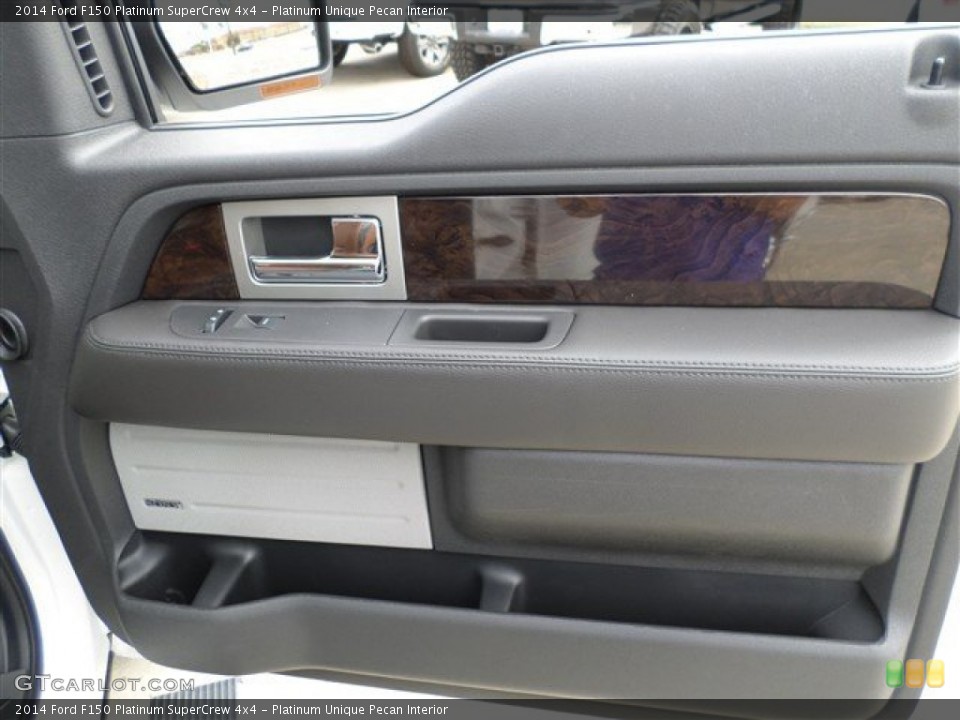 Platinum Unique Pecan Interior Door Panel for the 2014 Ford F150 Platinum SuperCrew 4x4 #88114097