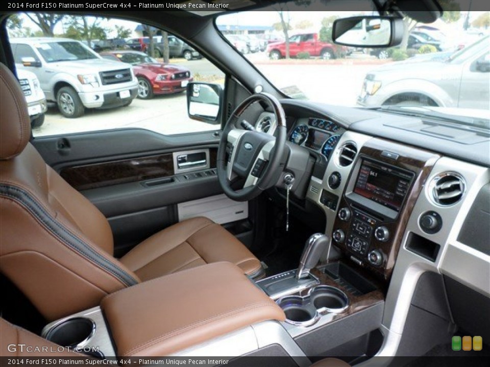 Platinum Unique Pecan Interior Front Seat for the 2014 Ford F150 Platinum SuperCrew 4x4 #88114118