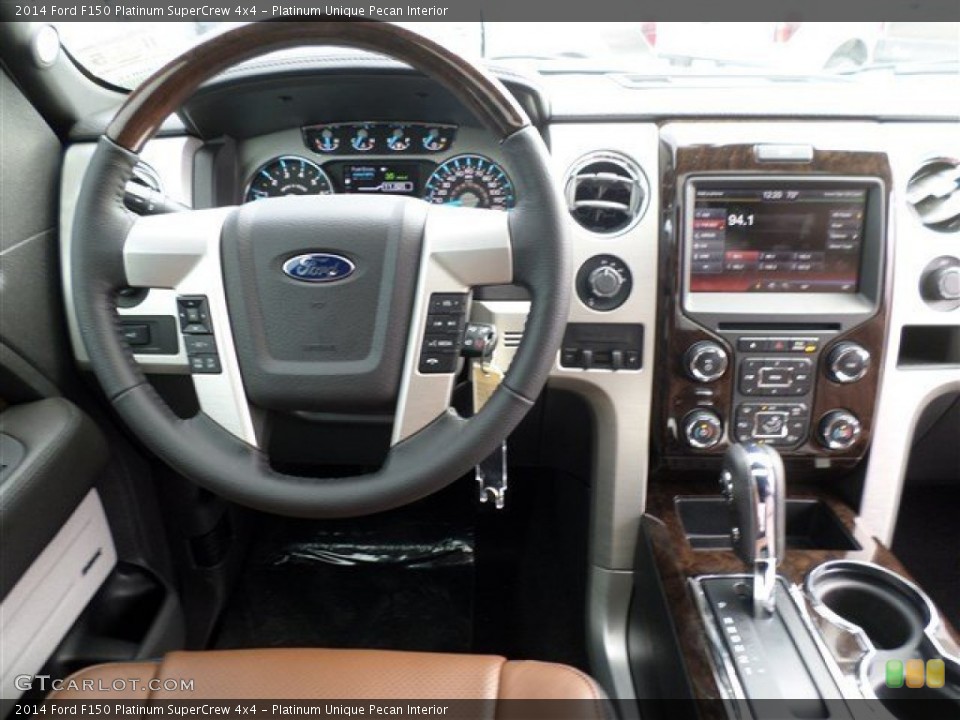 Platinum Unique Pecan Interior Dashboard for the 2014 Ford F150 Platinum SuperCrew 4x4 #88114184