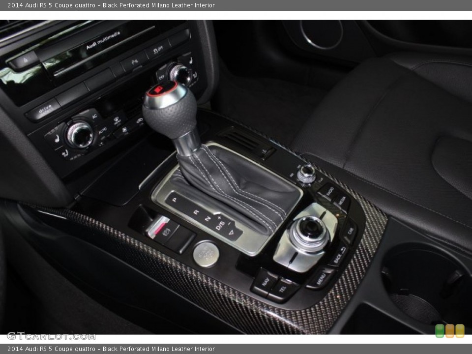 Black Perforated Milano Leather Interior Transmission for the 2014 Audi RS 5 Coupe quattro #88116981
