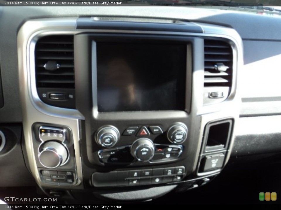Black/Diesel Gray Interior Controls for the 2014 Ram 1500 Big Horn Crew Cab 4x4 #88118468