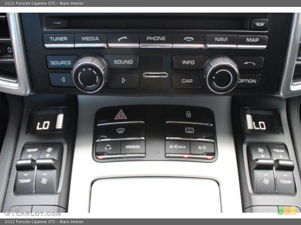 Black Interior Controls for the 2013 Porsche Cayenne GTS #88119003