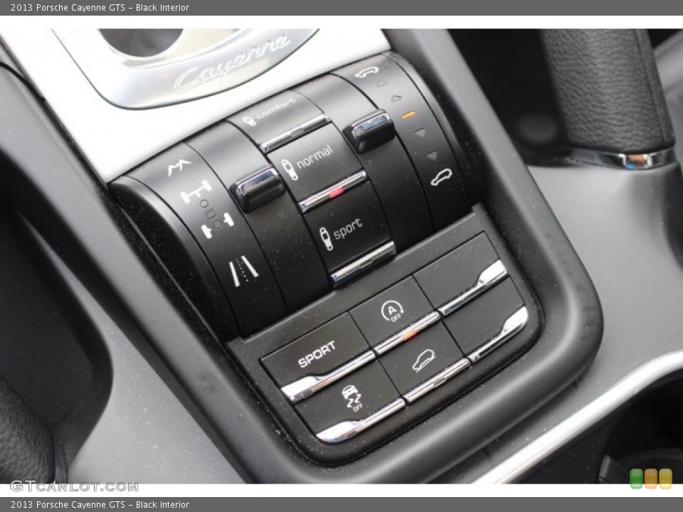 Black Interior Controls for the 2013 Porsche Cayenne GTS #88119053