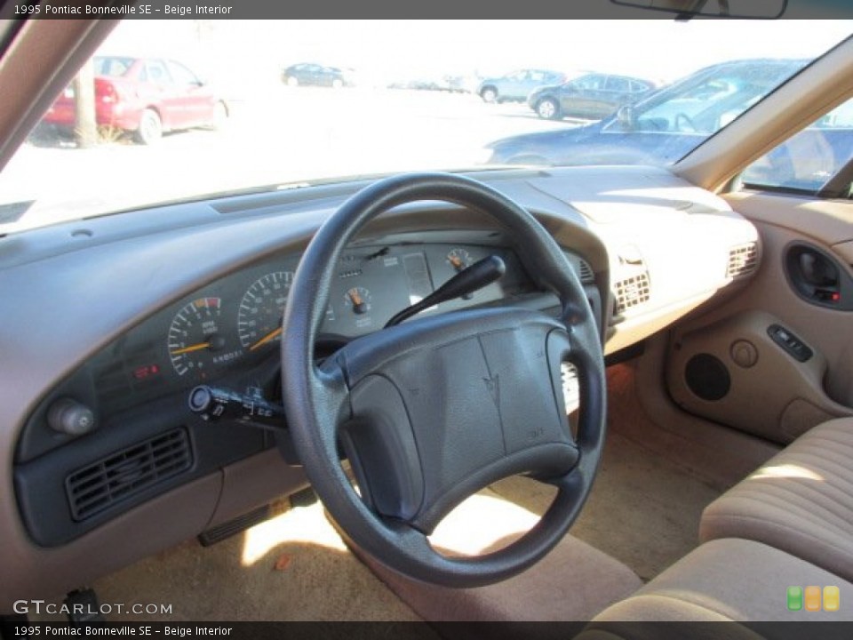 Beige Interior Dashboard for the 1995 Pontiac Bonneville SE #88122170