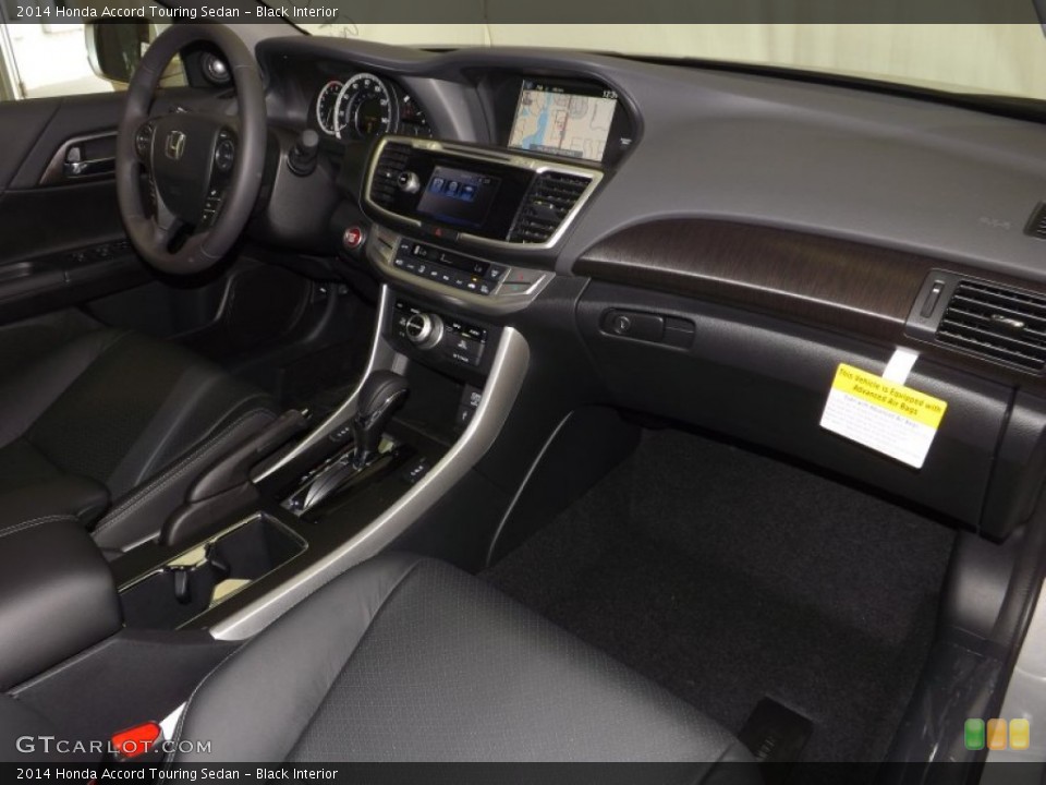 Black Interior Dashboard for the 2014 Honda Accord Touring Sedan #88122518