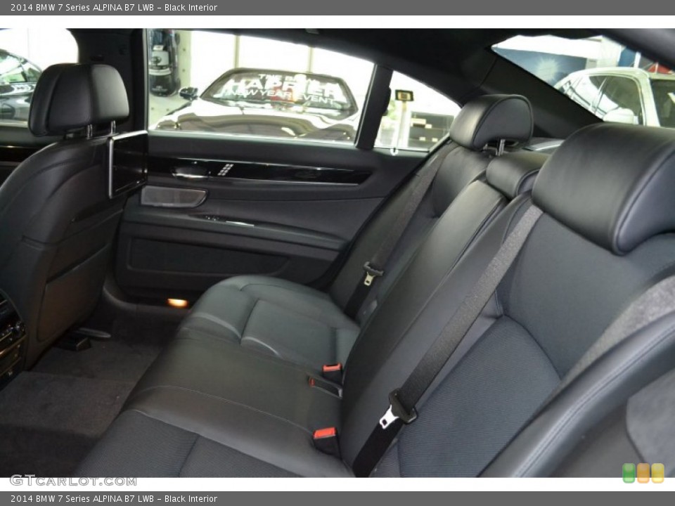 Black Interior Rear Seat for the 2014 BMW 7 Series ALPINA B7 LWB #88123802
