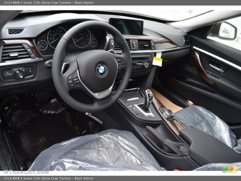 Black Interior Prime Interior for the 2014 BMW 3 Series 328i xDrive Gran Turismo #88124204
