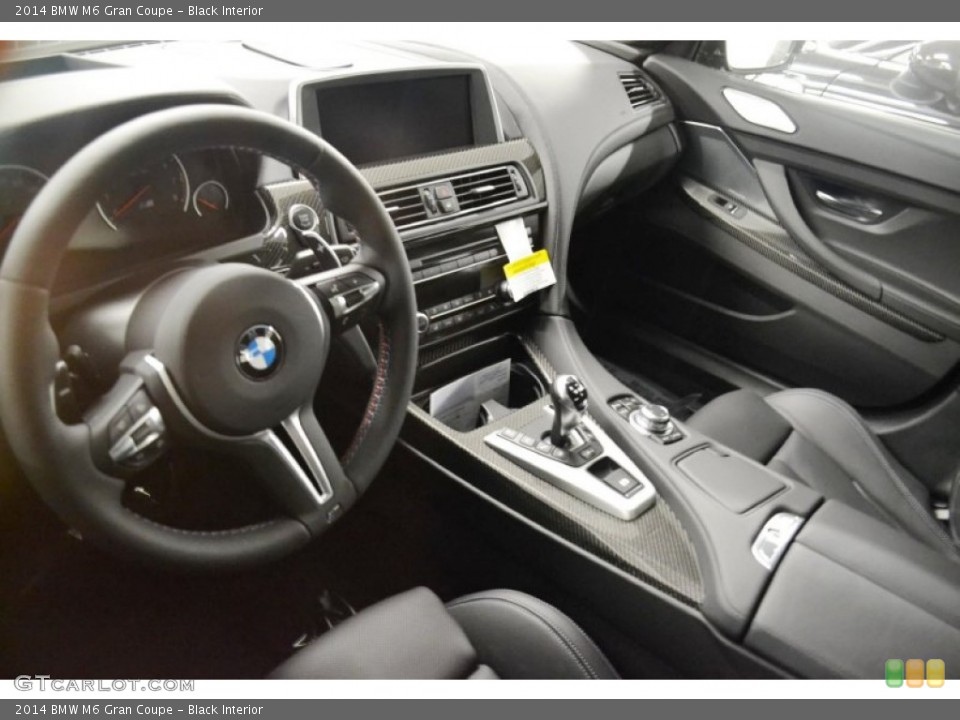 Black Interior Prime Interior for the 2014 BMW M6 Gran Coupe #88125326