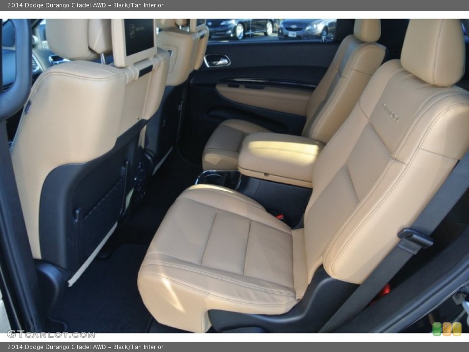 Black/Tan Interior Rear Seat for the 2014 Dodge Durango Citadel AWD #88127981