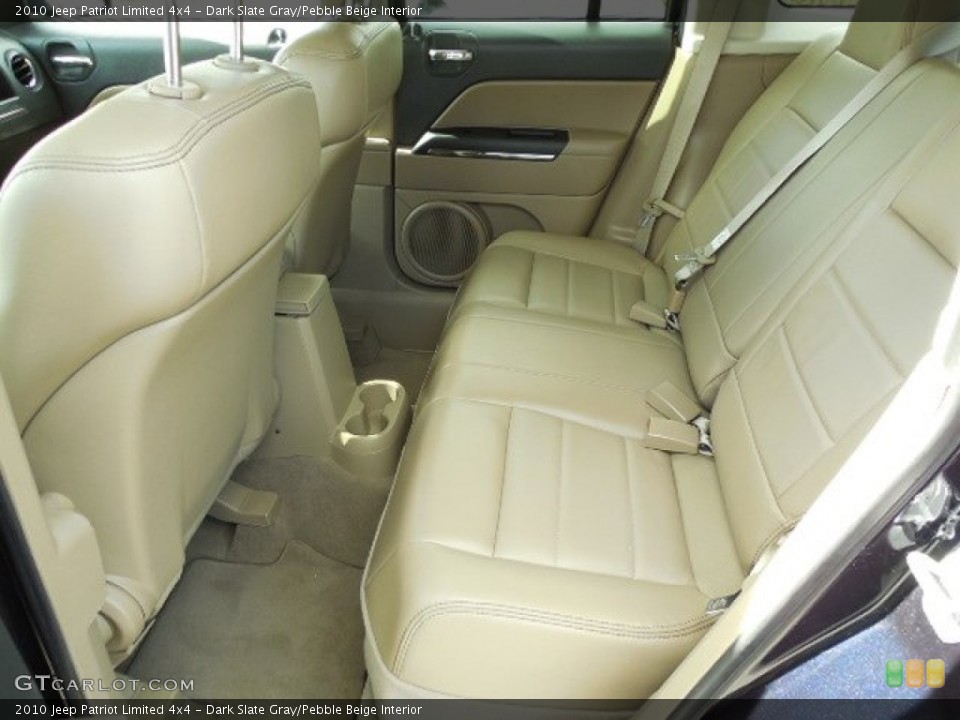 Dark Slate Gray/Pebble Beige Interior Rear Seat for the 2010 Jeep Patriot Limited 4x4 #88129832