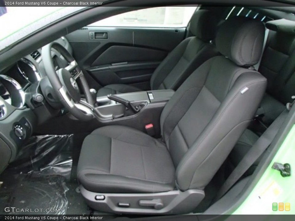 Charcoal Black Interior Photo for the 2014 Ford Mustang V6 Coupe #88133537