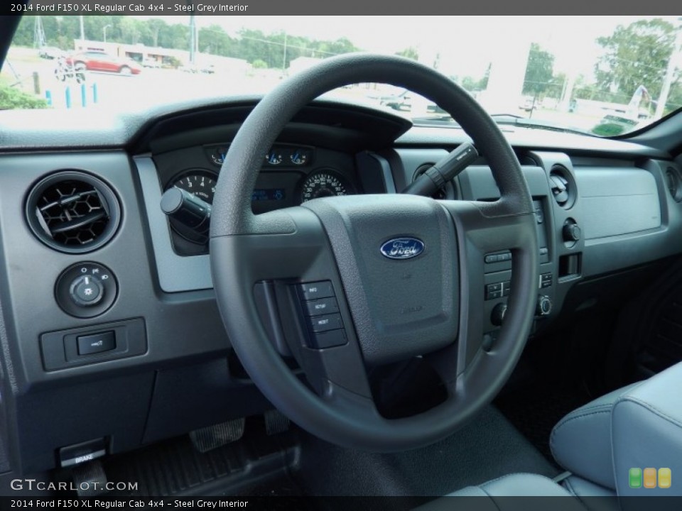Steel Grey Interior Steering Wheel for the 2014 Ford F150 XL Regular Cab 4x4 #88142066