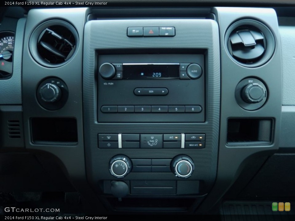 Steel Grey Interior Controls for the 2014 Ford F150 XL Regular Cab 4x4 #88142117