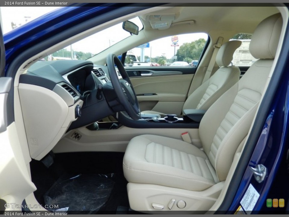 Dune Interior Front Seat for the 2014 Ford Fusion SE #88143629