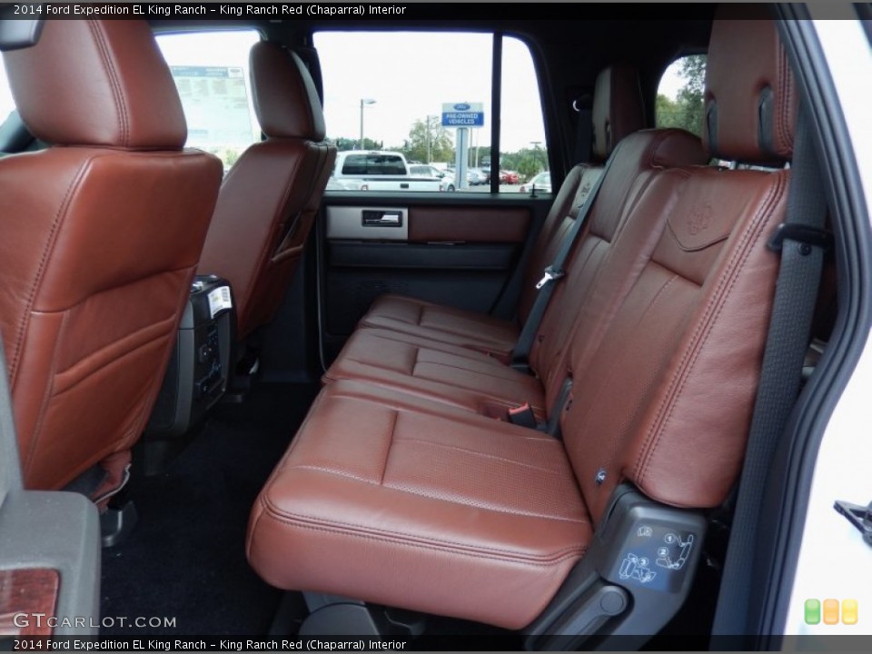 King Ranch Red (Chaparral) Interior Rear Seat for the 2014 Ford Expedition EL King Ranch #88145222