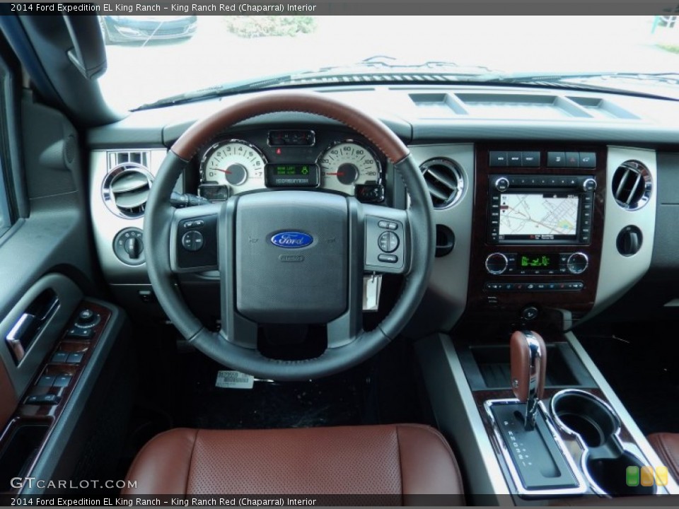 King Ranch Red (Chaparral) Interior Dashboard for the 2014 Ford Expedition EL King Ranch #88145273