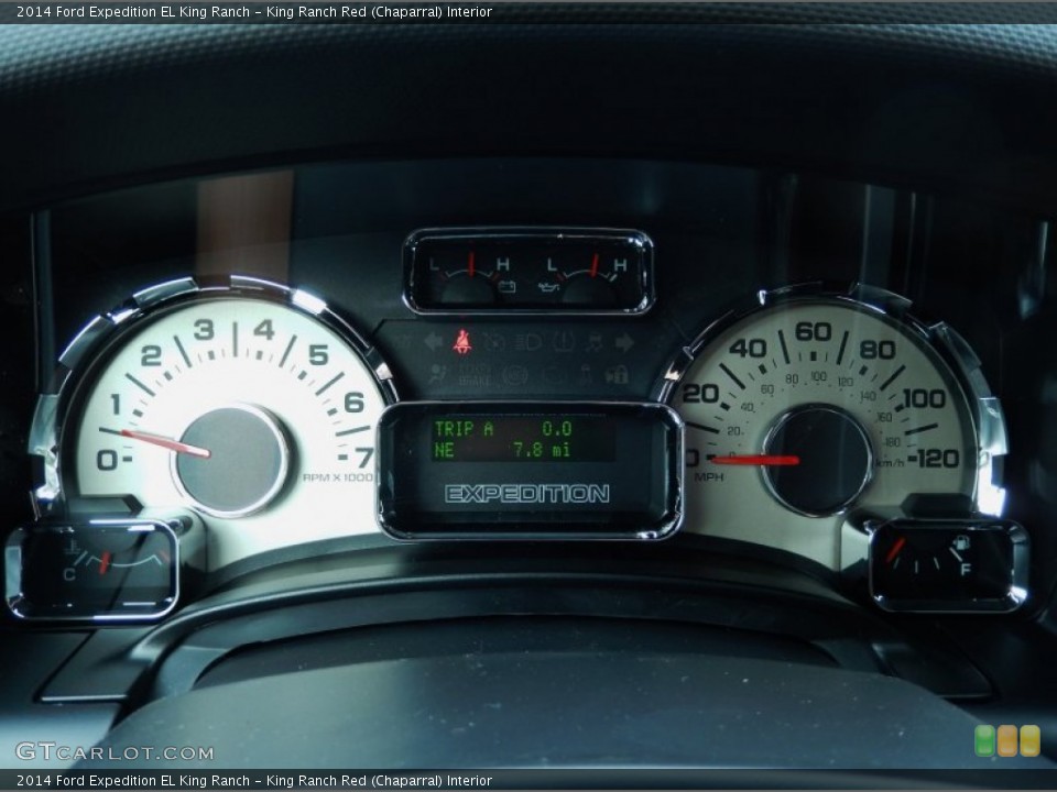 King Ranch Red (Chaparral) Interior Gauges for the 2014 Ford Expedition EL King Ranch #88145297