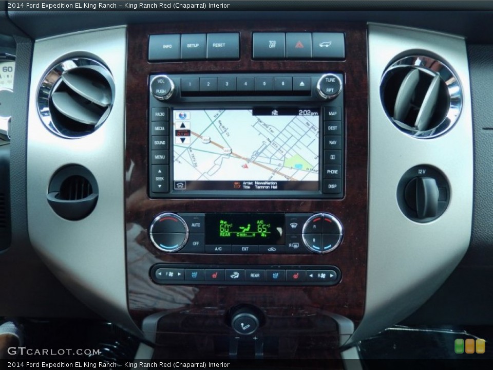 King Ranch Red (Chaparral) Interior Navigation for the 2014 Ford Expedition EL King Ranch #88145321