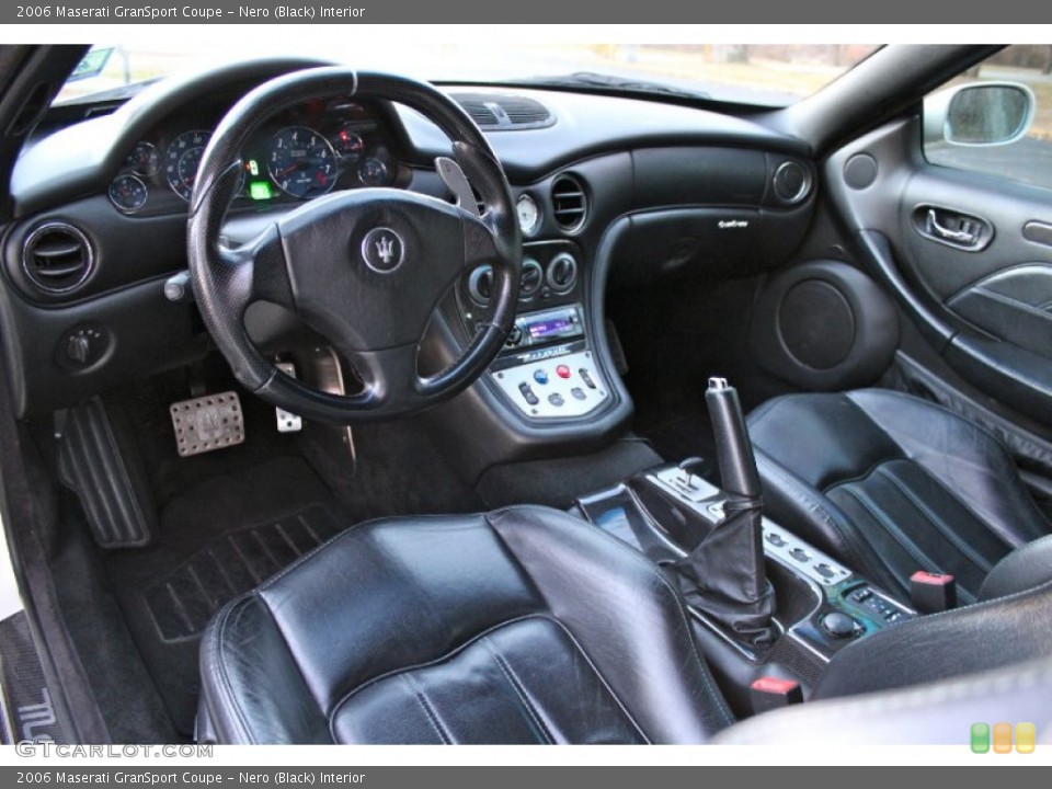 Nero (Black) Interior Photo for the 2006 Maserati GranSport Coupe #88145459