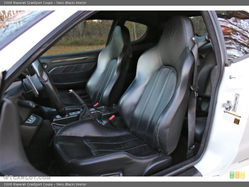 Nero (Black) Interior Front Seat for the 2006 Maserati GranSport Coupe #88145483