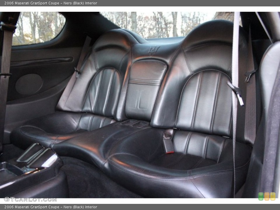 Nero (Black) Interior Rear Seat for the 2006 Maserati GranSport Coupe #88145849