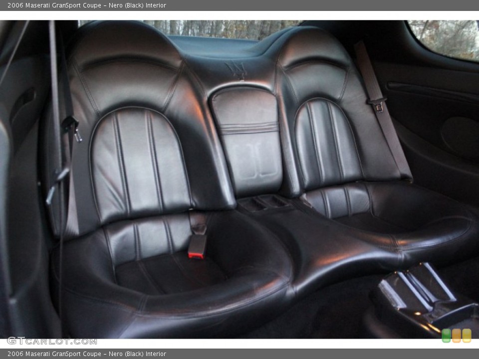 Nero (Black) Interior Rear Seat for the 2006 Maserati GranSport Coupe #88145873