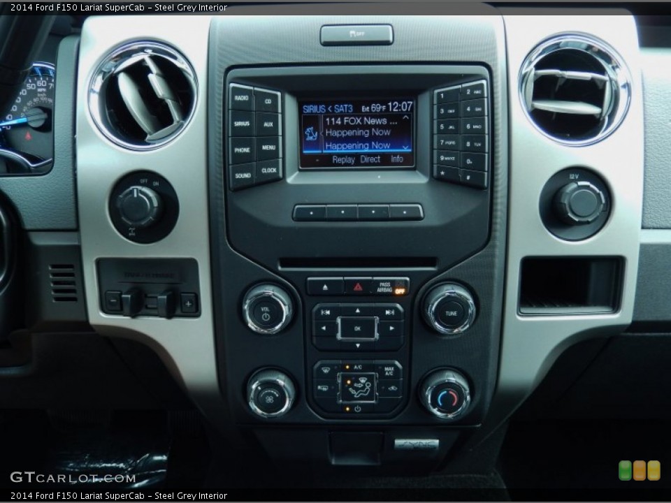 Steel Grey Interior Controls for the 2014 Ford F150 Lariat SuperCab #88145947