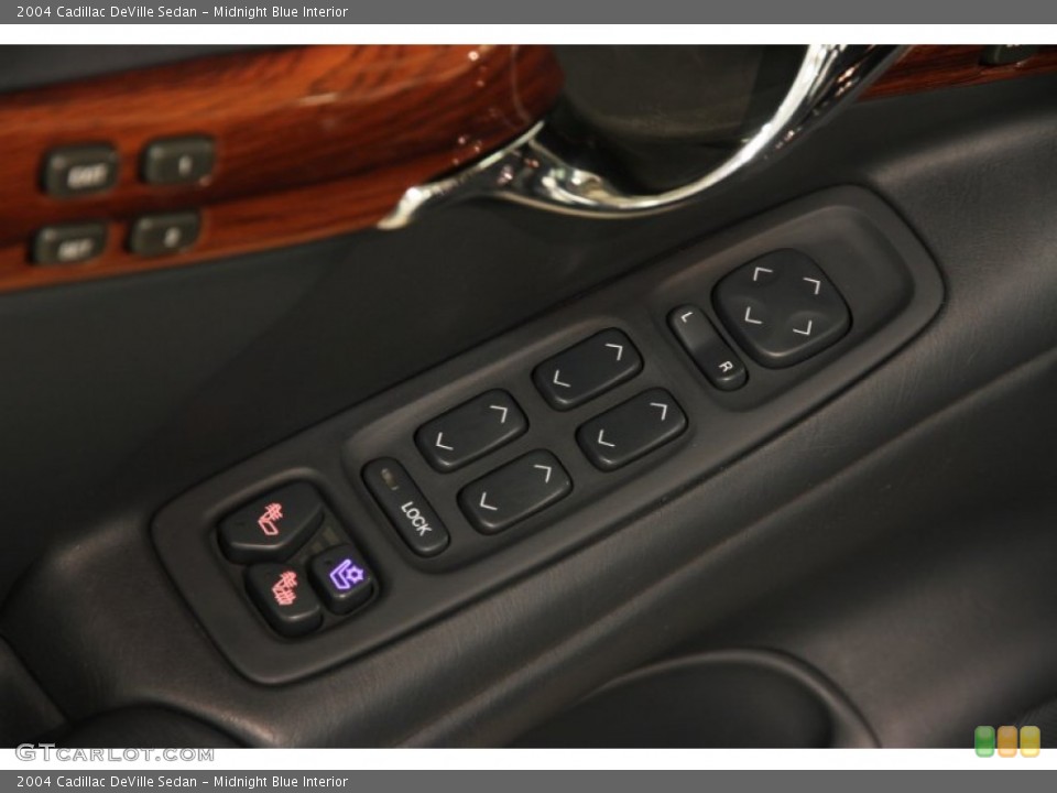 Midnight Blue Interior Controls for the 2004 Cadillac DeVille Sedan #88147128