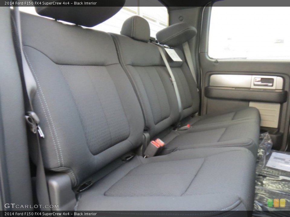 Black Interior Rear Seat for the 2014 Ford F150 FX4 SuperCrew 4x4 #88147265