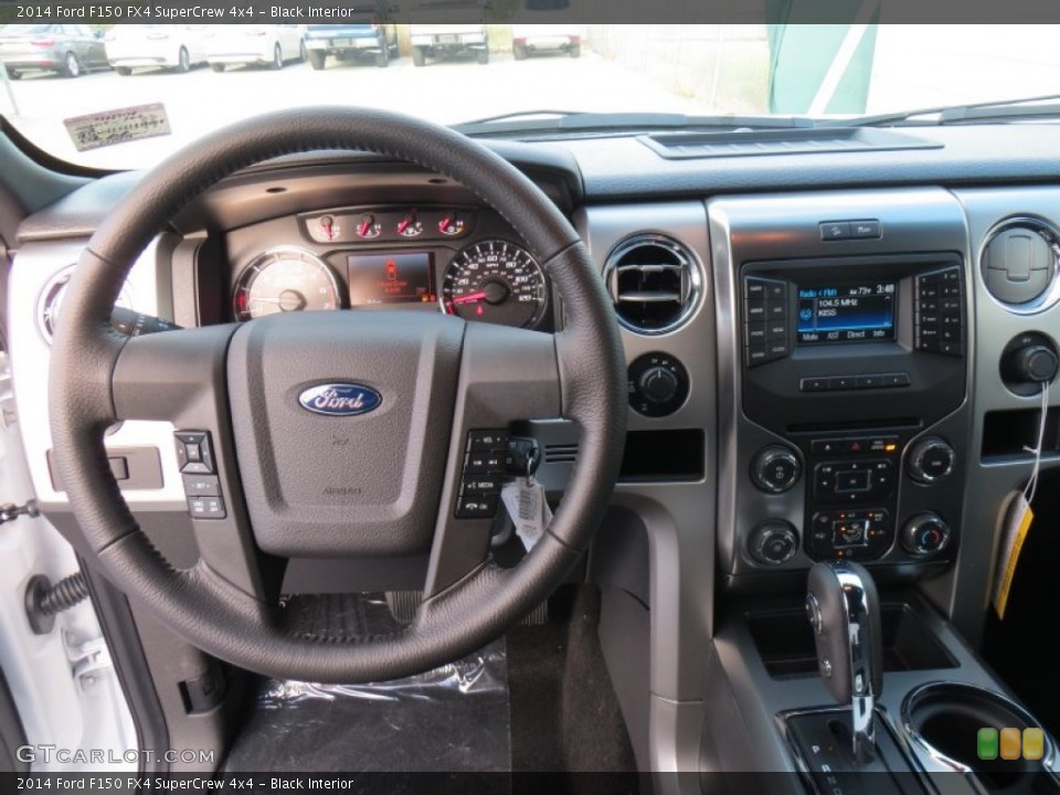 Black Interior Dashboard for the 2014 Ford F150 FX4 SuperCrew 4x4 #88147418